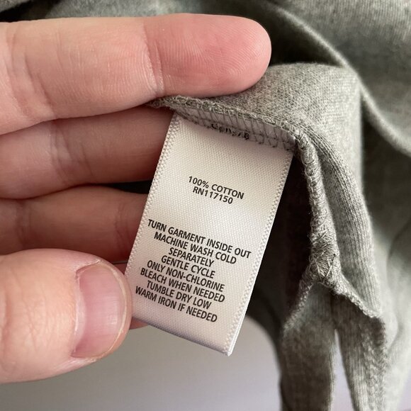 Quacker Factory Women L Gray Rhinestone Braided Sparkle 3/4 Sleeves T-Shirt NWT - Picture 9 of 10